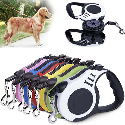Correa Retráctil Automática para Perros y Gatos - 3m y 5m
