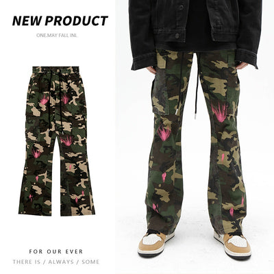 Pantalones Cargo Camuflaje Street Leisure para Hombre