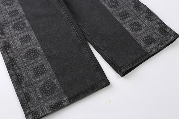 Jeans Negros Flor de Marañón