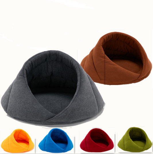 Nido Térmico para Mascotas - Cama Felpa Cuatro Estaciones
