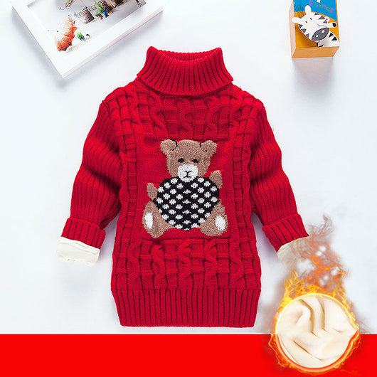 Suéter Infantil Acolchado de Terciopelo - Image 13