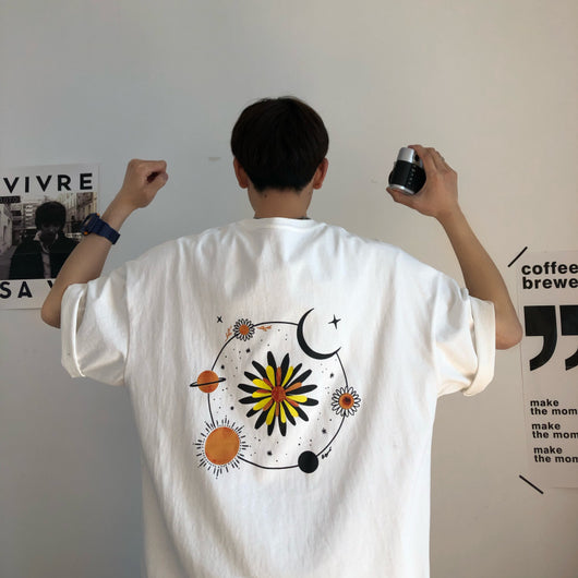 Playera de Moda para Hombre con Manga Tres Cuartos Trendy