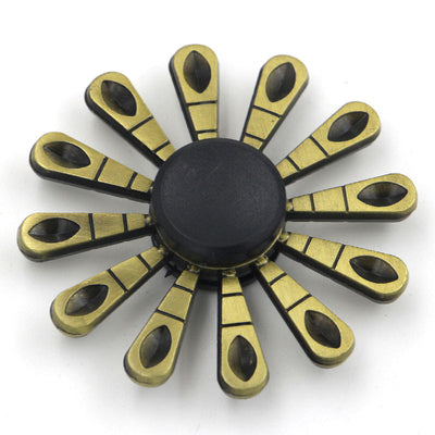 Spinner Giratorio Rey Pollo Bronce - Juguete Interactivo de Dedos - Image 4