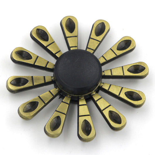 Spinner Giratorio Rey Pollo Bronce - Juguete Interactivo de Dedos - Image 4