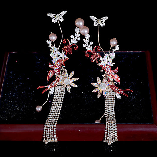 Tocado Nupcial Vintage Wofu para Damas