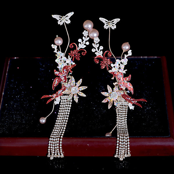 Tocado Nupcial Vintage Wofu para Damas