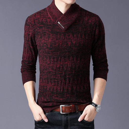 Suéter Grueso de Punto para Hombre - Abrigo Casual de Invierno - Image 10