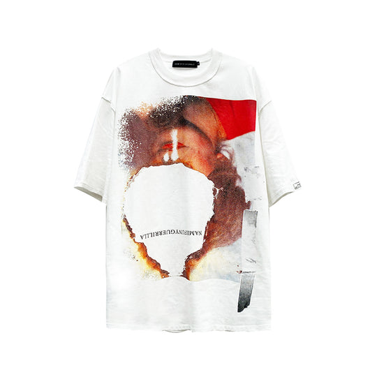 Playera Hip-Hop Diseño Exclusivo Estampado Fuego Calle - Image 10
