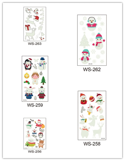 Tatuaje Luminoso Navideño Papá Noel Brillante - Image 3