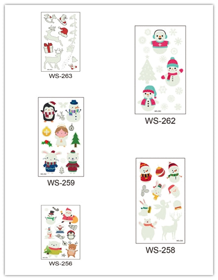 Tatuaje Luminoso Navideño Papá Noel Brillante - Image 3