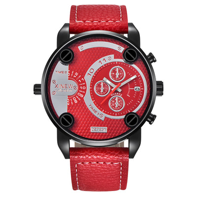 Reloj de Pulsera para Hombre con Calendario y Correa de Cuero Premium - Image 9