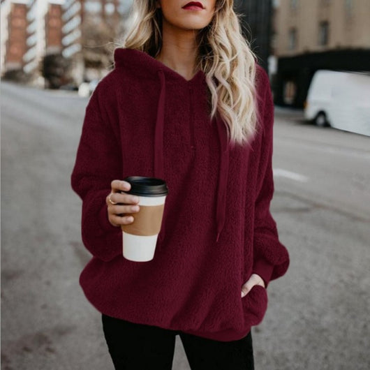 Sudadera Polar Mujer con Cierre y Bolsillos - Abrigo Térmico Otoño Invierno - Image 15