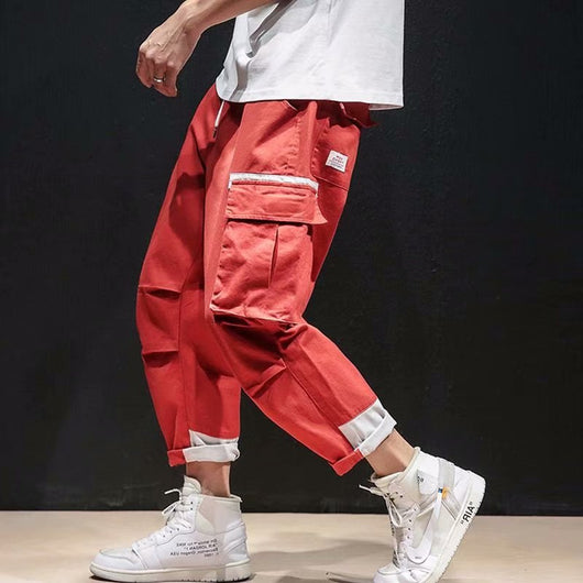 Pantalones Hip Hop Rectos Holgados - Image 3
