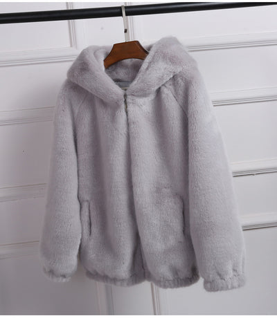 Abrigo con Capucha Largo para Otoño e Invierno - Image 3