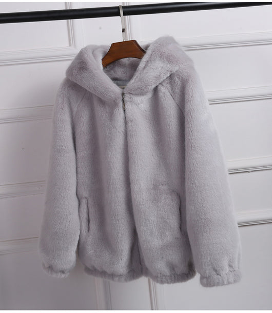 Abrigo con Capucha Largo para Otoño e Invierno - Image 3