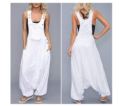 Jumpsuit con Bolsillo Grande y Correa Ajustable