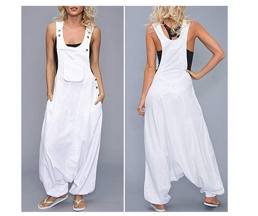 Jumpsuit con Bolsillo Grande y Correa Ajustable