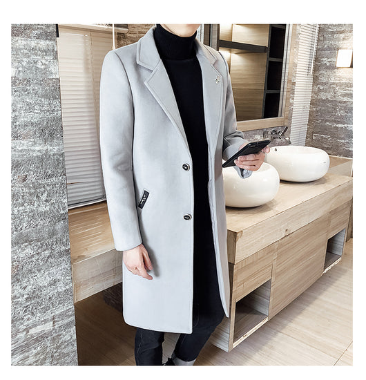 Abrigo de Invierno para Hombre en Algodón y Lana - Image 2