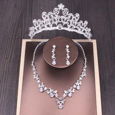 Conjunto de Corona y Collar de Cristales para Novia - Accesorios Nupciales Elegantes - Image 3