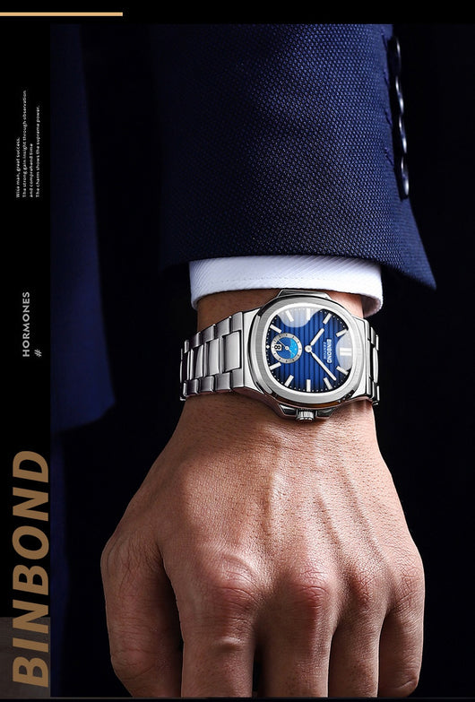 Reloj de Acero Retro con Correa Metálica - Cuarzo Resistente al Agua - Image 18