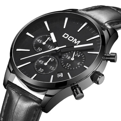 Reloj de Hombre Cronógrafo Triple Carátula con Correa - Image 6