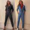 Jumpsuit Casual Mujer con Bolsillos - Diseño Street Lavado