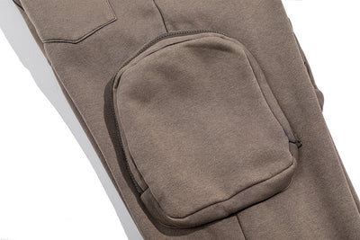 Pantalones Casuales Holgados con Forro Polar para Hombre - Image 3