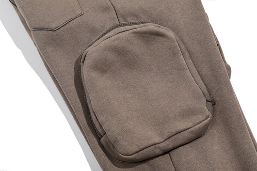 Pantalones Casuales Holgados con Forro Polar para Hombre - Image 3