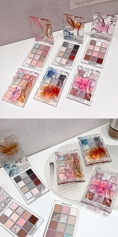 Paleta de Sombras Efecto Agua Ripple para Maquillaje Coreano - Image 8