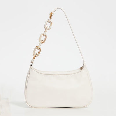 Bolso Baguette de Acrílico con Cadena - Cartera Pequeña para Hombro - Image 14