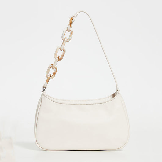 Bolso Baguette de Acrílico con Cadena - Cartera Pequeña para Hombro - Image 14