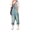 Pantalones Vaqueros Anchos Deslavados para Mujer - Estilo Casual Holgado