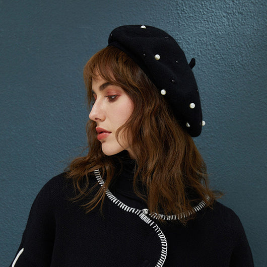 Boina de Perlas Otoño Invierno - Gorro Elegante Multiuso para Adultos - Image 10