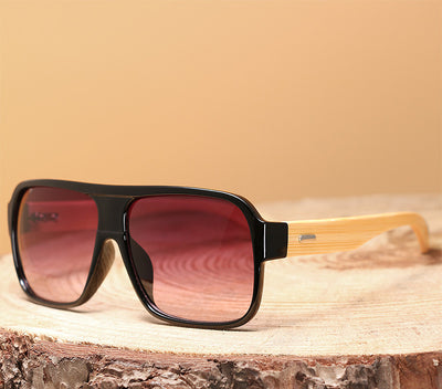 Gafas de Sol Cuadradas de Madera - Image 6