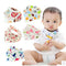 Baberos Impermeables Triangulares de Algodón con Diseños Infantiles