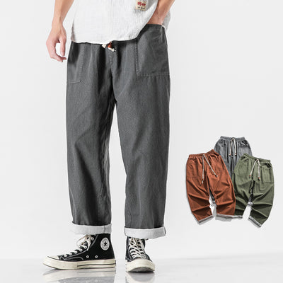 Pantalones Retro de Pierna Ancha Cintura Alta - Image 5