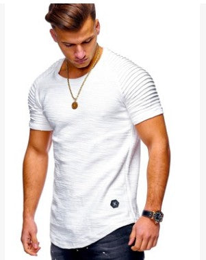 Camiseta Slim Fit Cuello Redondo Hombre - Colores Sólidos