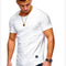 Camiseta Slim Fit Cuello Redondo Hombre - Colores Sólidos