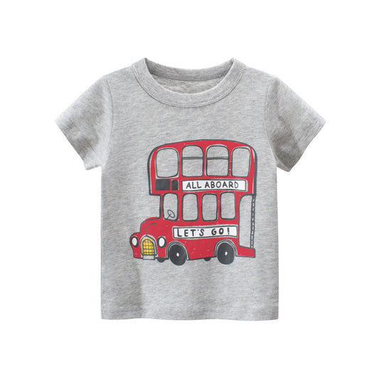 Playera de Manga Corta para Niños - Colección Verano