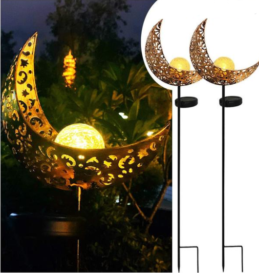 Luz Solar Decorativa con Efecto Llama para Jardín - Impermeable