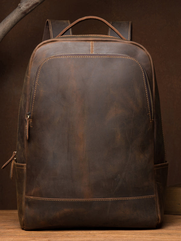 Mochila de Cuero para Hombre - Viajes y Negocios