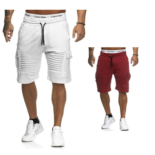 Shorts Plisados con Cordones para Hombre - Image 2