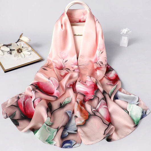 Pañuelo de Seda Estilo Cheongsam para Mamá - Versátil para Primavera y Otoño - Image 11