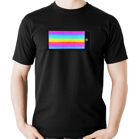 Playera LED con Pantalla Digital Interactiva - Diseño Viral para Influencers