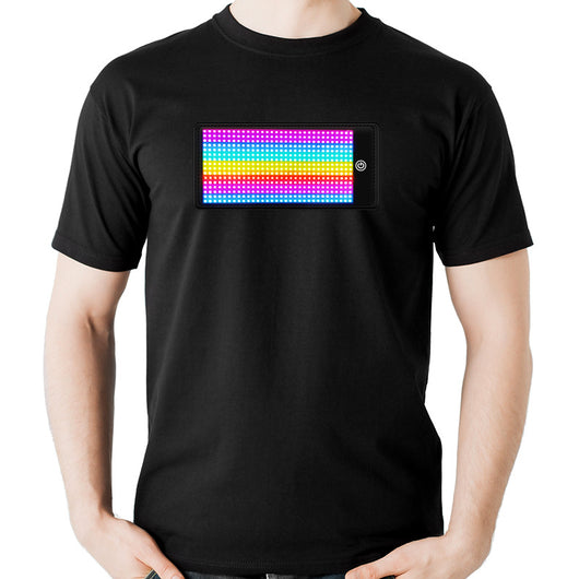Playera LED con Pantalla Digital Interactiva - Diseño Viral para Influencers