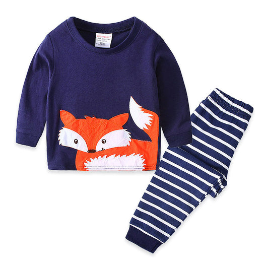 Pijamas Infantiles con Zorro Bordado - Image 3