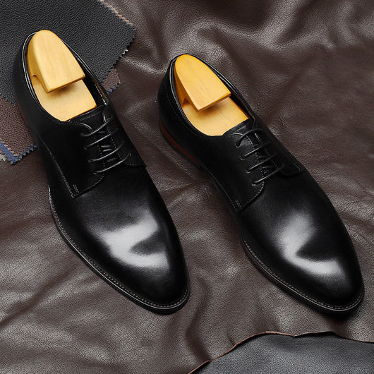 Zapatos de Cuero para Hombre Estilo Ejecutivo Punta Afilada con Cordones - Image 11
