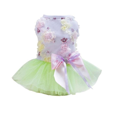 Vestido Tutú Princesa para Perro - Malla Transpirable Primavera Verano - Image 9
