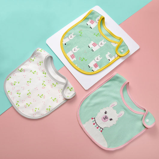 Babero de Algodón Estampado Impermeable para Bebé - Image 9