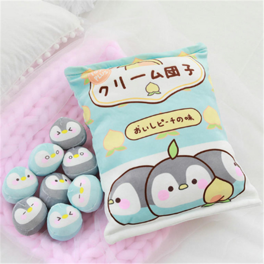 Bolsa Grande de Snacks Deliciosos y Peluches Suaves - Image 15